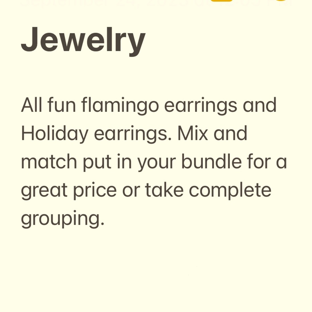 Earrings galore